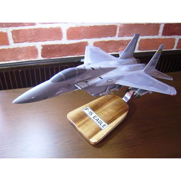 1/48 F-15J（ボーイング）航空自衛隊戦闘機 ソリッドモデル 木製航空機模型
